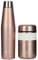 Built Insulated Food Flask and Leakproof Water Bottle Lunch Gift Set, For Commuting, Office Lunch, Picnics or at the Gym, Rose Gold,One Size,BLTLUNCH2PCBLK