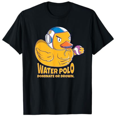 Waterpolo de goma pato domina o ahoga en divertido waterpolo Camiseta