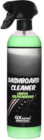 GxDetail Limpia Salpicaderos para Coche 500 ml. – Renueva y Protege Plásticos y Vinilos – Efecto Antipolvo y Acabado Mate – Fórmula No Grasa y Fácil Aplicación