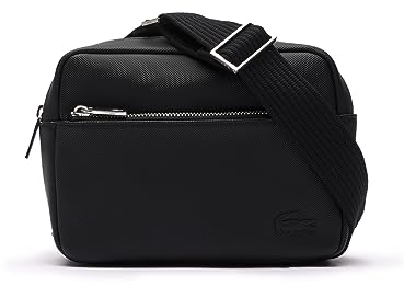 Lacoste Herren Umhängetasche Reporter Bag, Handtasche,Schultertasche,Cross-Body,Noir (000),Einheitsgröße (One Size)