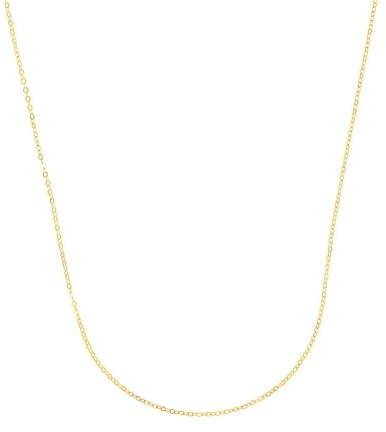 Amor Collier Unisex Damen Herren Halsschmuck, 38 cm, Gold, Kommt in Schmuck Geschenk Box, 2014508