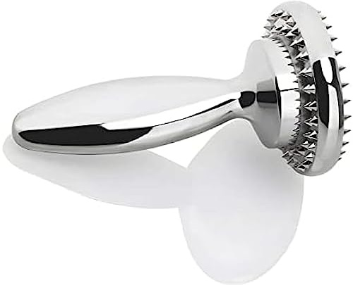 Dual Sided Meat Tenderizer Stainless Steel Meat Hammer Tenderizer Stainless Steel Stainless Steel Meat Mallet Meat Mallet Dishwasher Safe-,Edelstahl,14x8cm,Pleasant63