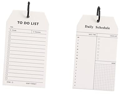 MAGICLULU 4stücke Ring-notizblock Wandplaner-notizbuch Hänge-tagebuch-notizbuch Büro-notizblock Multifunktional Zum Aufhängen Von Memos Tagesplaner Schreibwaren Für Home Office
