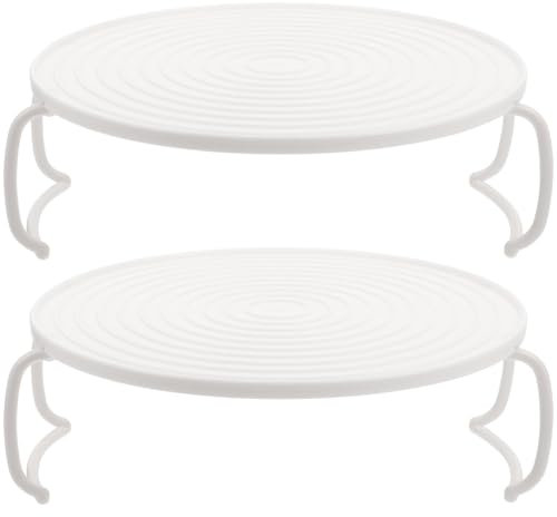 Grille De Four À - Plateau De Cuisson À La Vapeur Superposé 2 Pièces Grille Ronde Pour Aliments Et Chauffage