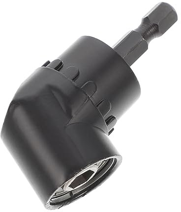 KONTONTY Accesorio Taladro Angular 105 Grados Hexagonal, Imán Potente, Herramienta Destornillador Para Espacios Pequeños, Compatible Eléctrico,