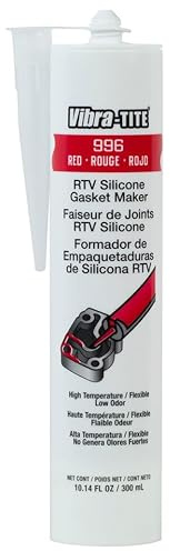 Vibra-Tite® 996 Rot RTV Hochtemperatur-Silikondichtung | 1K-Acetoxy-Silikon-Dichtstoff | 300ml Kartusche