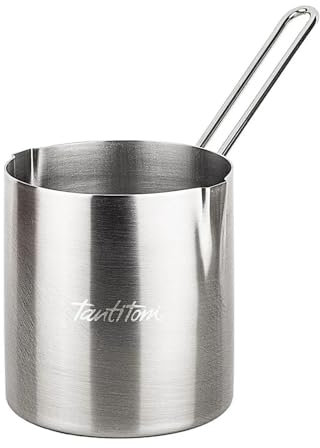 Turkish Coffee Pot 33.8 fl oz (1000ml) – Stainless Steel Cezve for Stovetop, Large Coffee Pot for Family Use, Dual Spout, Long Cool Handle(33.81 oz.)