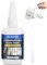 Pegamento superglue, 50 g, extrafuerte, superadhesivo, resistente al agua, resistente al calor, con cierre de aguja, contra la deshidratación, pegamento universal para plástico, vidrio, madera, metal