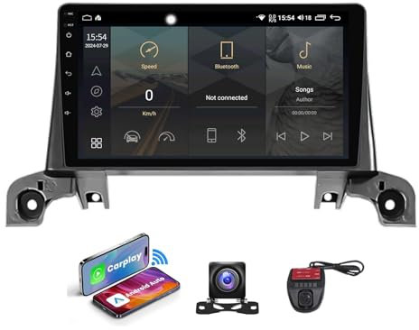 Generico Autoradio Android 13 da 9 Pollici per Peugeot 3008 (2017-2020) - Wi-Fi 4G, CarPlay Wireless, Navigazione GPS, Radio RDS Dab+, Supporto Bluetooth, Telecamera DVR Inclusa