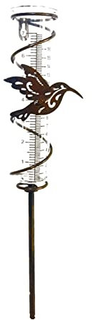 THINCAN 45 cm Oiseau Pluviomètre pour Jardin Jardin Terrasse Extérieur Jardin Pluie Mesure Tasse Grande Décoration d'Extérieur
