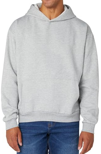 FM London Pullover Mens Hoodies Soft Cotton Blend Slightly Oversized Hoodie