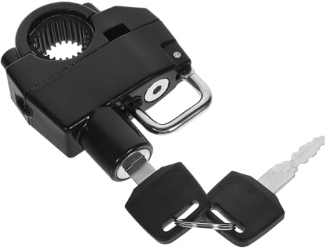 ZUNOXAZ Candado para Casco Moto Antirrobo Resistente Seguro y Versátil Compatible con Varios Diseño y Ligero para Uso Exterior Bicicletas y Motocicletas