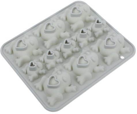VALICLUD Moule Silicone Pâtisserie Forme Grenouille Flexible Antiadhésif pour Chocolat Bonbons Gâteaux DIY Cuisson Créative Polyvalent