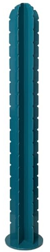 t1t, Cactus Décoratif Droit 80 cm, Style Déco Extérieur, Bleu Polaire, Acier, 13.5x80x13.5 cm, pour Jardin Terrasse Bureau Boutique, Intérieur et Extérieur