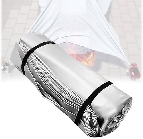 Coperta antincendio per auto, coperta estintore di emergenza per incidenti automobilistici, coperte antincendio per auto elettriche o a combustibile, con borsa per riporre