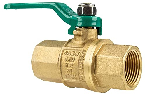 UNIWATER 3/4 Zoll - DN 20 Trinkwasser-Kugelhahn mit Stahlhebel lang, Innengewinde x Innengewinde