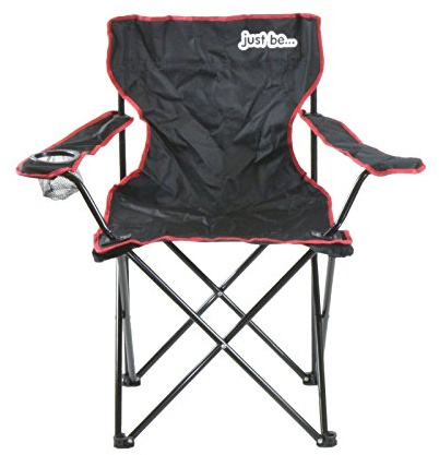 just be... Sedia Pieghevole Campeggio Portatile - Sedie Da Esterno Leggera - Sedia Comoda Adatta Per Giardino Spiaggia Pesca Camping E Concerto - Sedie Richiudibili Con Porta Bottiglie E Braccioli