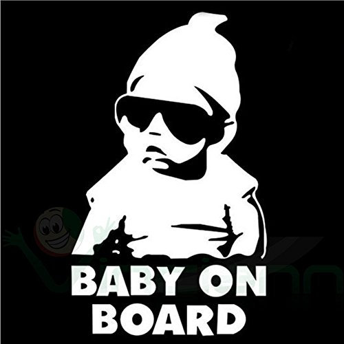 Adesivo sticker Baby on Board bambino bimbo a bordo decalcomania auto tuning WT