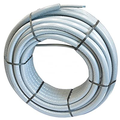 Viega Raxofix PE-Xc/AI/PE-Xc-Rohr 16 x 2,2mm, 6mm Wärmedämmung grau, 50m Ring
