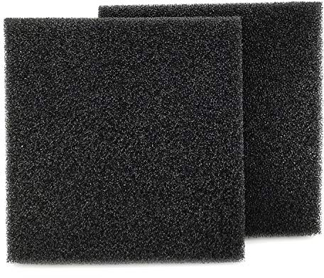 Hipanda Filter Foam Sponges, Bio Sponge Filter Media Pad, Cut-to-Size Foam for Aquarium Fish Tank (9 x 9 x 1,2pcs)