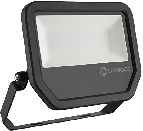 LEDVANCE LED-Scheinwerfer GEN 3 Schwarz 50W 5500lm 100D - 830 Warmweiß | IP65 - Symmetrisch - Ersatz für 100W