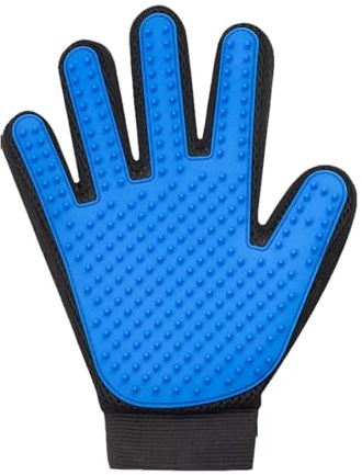 Vita Sharks Fellpflegehandschuh für Hunde, Katzen, Pferde, Tiere, linke Hand, 22 x 15 cm