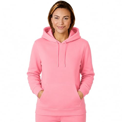Light & Shade Sweat à Capuche Femme Fleece – Hoodie Pullover avec Poche et Cordon, Sweatshirt Confortable pour Gym Sport Loungewear et Usage Quotidien