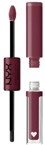 NYX Professional Makeup Lipgloss, Hochpigmentierte und langanhaltende Formel, Nicht abfärbend, Shine Loud, 19 Never Basic