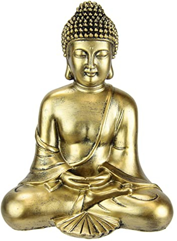 Buddha-figur, meditation, sittande statyfigurer, skulptur, byststaty, prydnad, buddhafigur, Feng Shui, dekoration, trädgård, terrasser, balkong, dekoration, Buddhastaty, hemtillbehör, Buddhaskulptur,