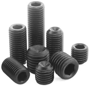 Mdingbao-Boulons à Six pans 6#-32, 8#-32, UNF 10#-32 À Six pans Creux Allen Cup Point Vis sans tête Vis de réglage Boulon de qualité de Traction 12.9, 20Pc, Forte résistance à l’Usure (Color : 1/4,