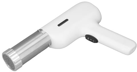 Machine à Pâtes électrique Portative, Machine à Pâtes et Nouilles Automatique, Machine à Nouilles en Acier Inoxydable, Machine de Presse à Nouilles Portable (WHITE)