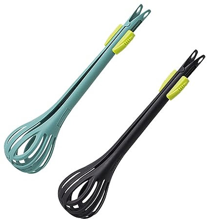MAGICLULU 2pcs Dual-Purpose Food Clamps Egg Stirrers Nonslip Egg Beaters for Baking Hand Push Mixer Stirrer