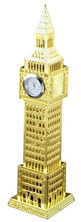 MAGICLULU 1Stk Urlaub The Holiday familye Dekoration Party ferienzeit homeatic Big Ben aus Metall Metallornament London Big Ben Uhr Metallhandwerk europäischer Stil Ornamente Kunsthandwerk