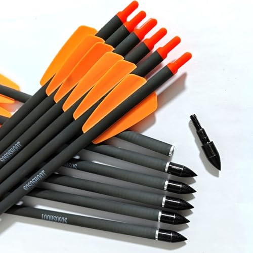 biubiusot Armbrust Adder Bolzen Pfeile Carbon Armbrust Adder Cobra Adder Bolzen Pfeilspitzen Jagdspitzen Präzisionsziel Jagd Zielbogenschießen Schießen