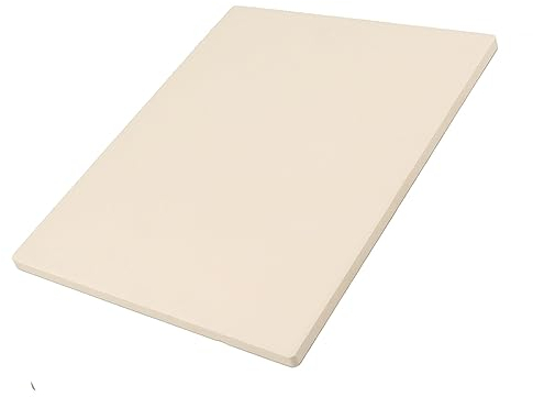 JEOZBM Pierre à Pizza, Pierre de Cuisson Rectangulaire en Cordiérite pour Four et Grill, 12x15 Pouces