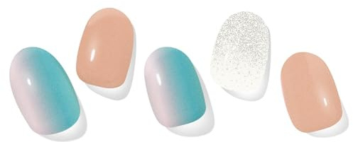 Nagelfolie UV Härtend - 28 Stück Nagelsticker UV Gel Nagelfolien Nagelfolie Selbstklebend Nail Sticker Nagellackstreifen Gel-Nagelaufkleber Art Stickers DIY für Damen Mädchen Weihnachten