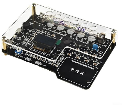Kit contatore Geiger fai-da-te Modulo assemblato Tester rilevatore di radiazioni Display OLED di rivelatore di radiazioni assemblato Modulo kit miller-contatore fai da te