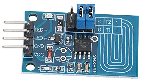 5 Stück LED Kapazitiver Touch-Dimmer, LED-Touch-Dimmer-Modul, Dimmer, PWM-Steuerschalter-Modul für Lichtstreifen Im Innenbereich, 2,4–5 V