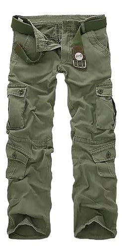 SRZYMJ Sommerhose Herren Kurz Cargo Jogginghose Baumwolle mit bündchen Freizeithose lang Outdoor Hosen für Trainingshose lang Sporthose Gym Softshell Hose Jogginghose Winter Trekking Hosen GN2 34
