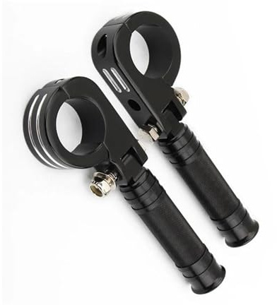 OOELAZ Pedane da Autostrada per Moto, Protezione Motore, Barra di Protezione, Poggiapiedi con Attacco A Morsetto, 32 Mm, 38 Mm, per H&Arley Custom Chopper Bobber