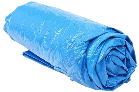 Qidures Copertura Piscina Gonfiabile Rotonda | Copertura Antipolvere Con Cordino - Protezione Sicurezza Esterno Interrato Giardino Piscina Spa Estate Inverno