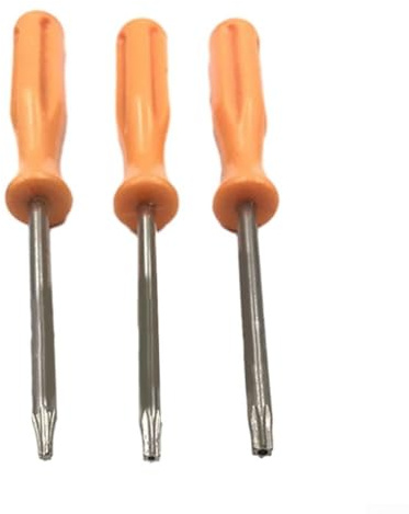 Jeu de tournevis Torx pour ouverture de console, avec embouts creux T6 Solid, T8 et T10 avec petit trou pour vis spéciales
