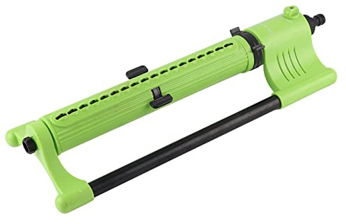 Respicefinem Adjustable Swing Type Oscillating Sprinkler Automatic Watering Gardening Tool Ideal For Large Areas With Wide Coverage Adjustable Length And Width