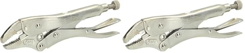 BRILLIANT TOOLS BT065902 Pince à étaux 140 mm [Powered by KS TOOLS] (Lot de 2)