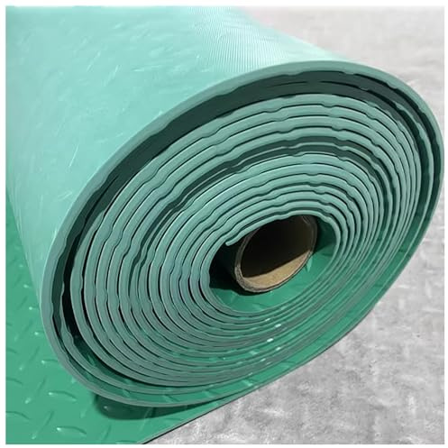 Rotolo di pavimento spesso 2 mm, tappetino per garage, piastrelle resistenti per garage, terrazze, terrazze, palestra, officina, capannone per barche, furgoni