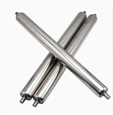 25 mm Edelstahl-Förderrollen, 3 Stück, Ersatzrollen für 150 x 200 mm Förderbandsysteme und schweres Du Transportzubehör