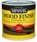 Minwax 227184444 Wood Finish Penetrating Interior Wood Stain, 1/2 pint, Ebony