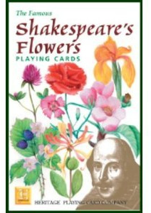 Heritage Spielkarten: Shakespeares Blumen Spielkarten