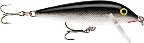 Rapala - Leurre de Pêche Countdown - Matériel de Pêche avec Construction Balsa - Leurre Pêche d'eau Douce - Profondeur de Nage 0.6-0.9m - Taille 3cm / 4g - Fabriqué en Estonie - Silver