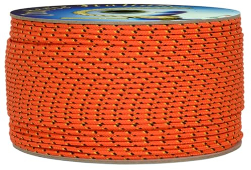 Corderie Italiane 006037743 Cordino Colorato Hobby Fantasy Arancione, 3 mm, 40 mt